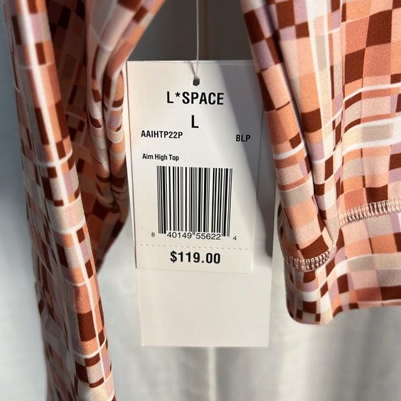 L*Space Active Block Party Aim High Top NWT - Picture 6 of 7